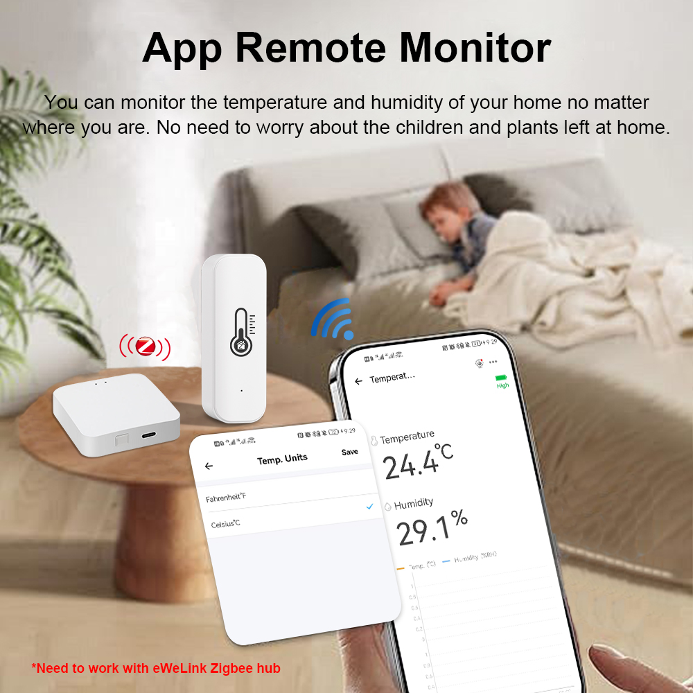 Ewelink ZigBee Smart Temperatu - Digital Hygrometer Probe recensie en prijs