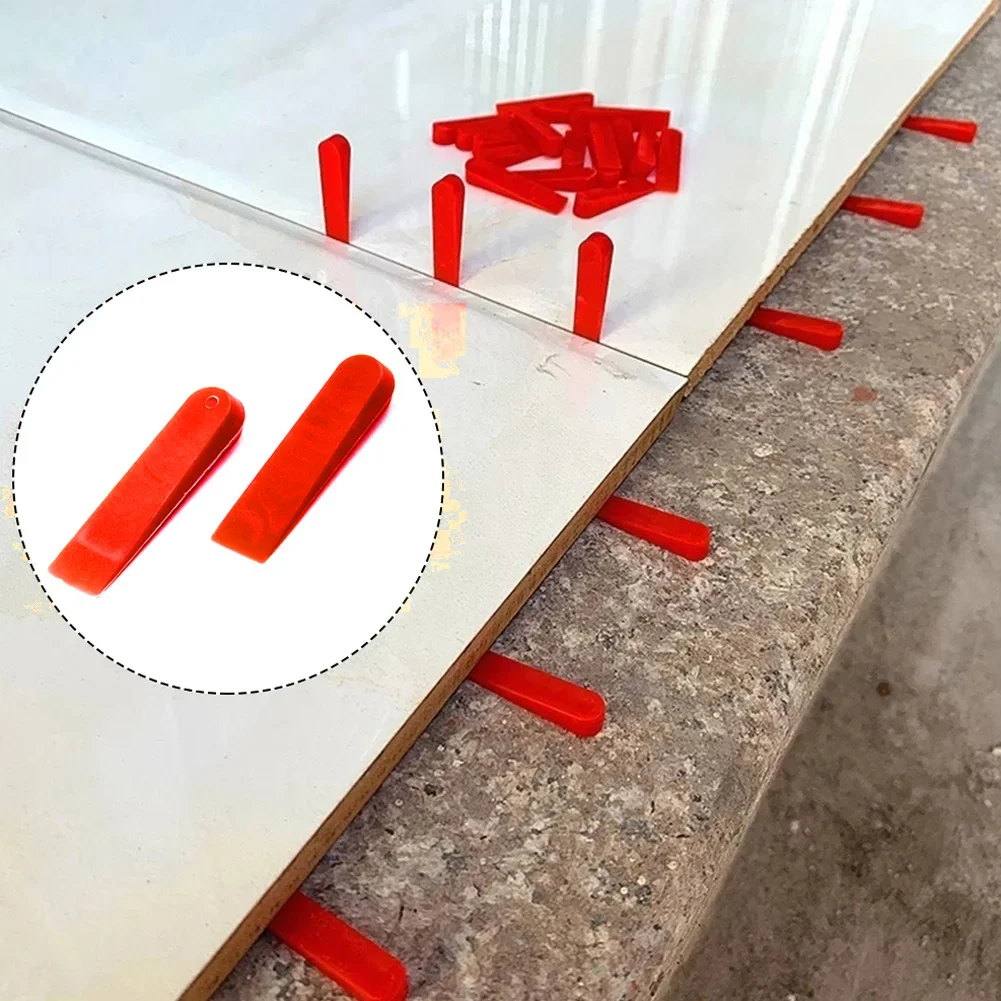 100pcs Plastic Tile Wedge Spac - Ceramic Tile Floor recensie en prijs