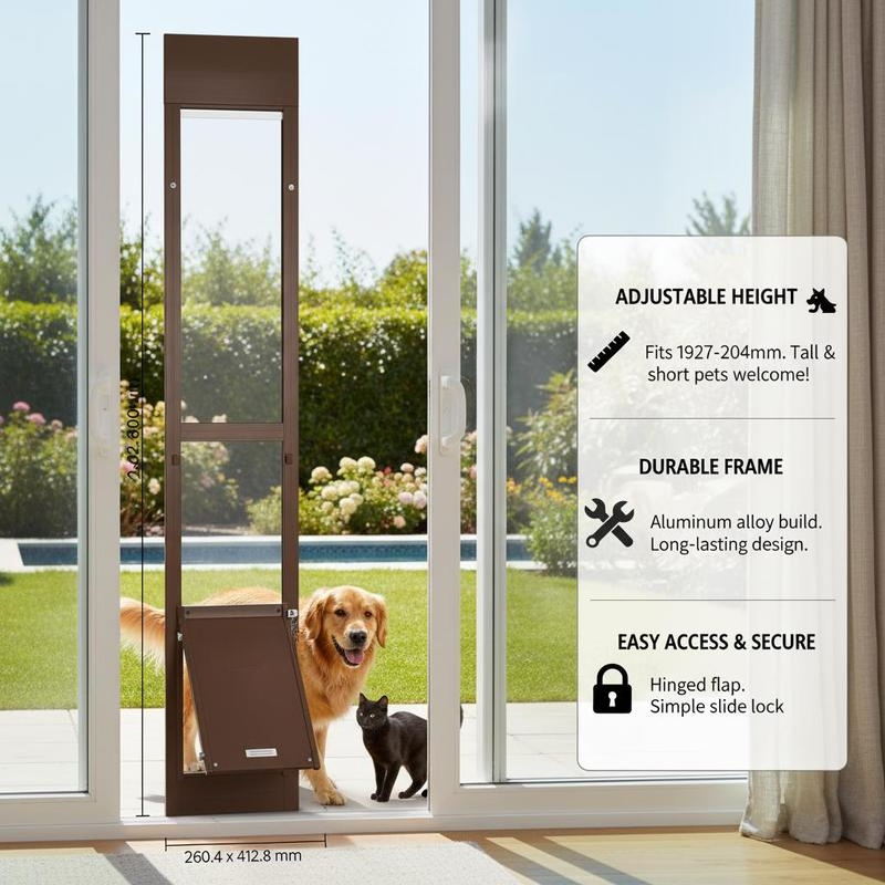 Dog Door for Sliding Glass Doo - Glass Door Hinge recensie en prijs