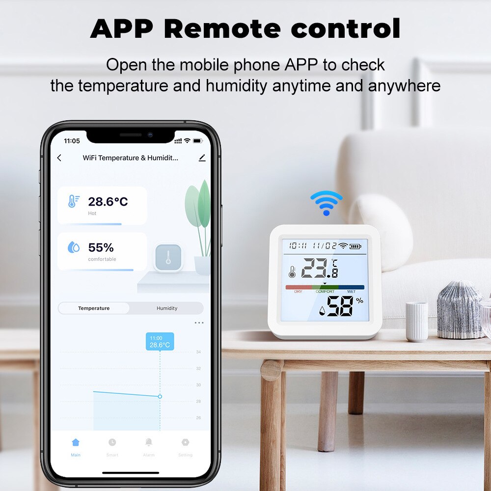 Tuya New WiFi Temperature Humi - Digital Hygrometer Probe recensie en prijs