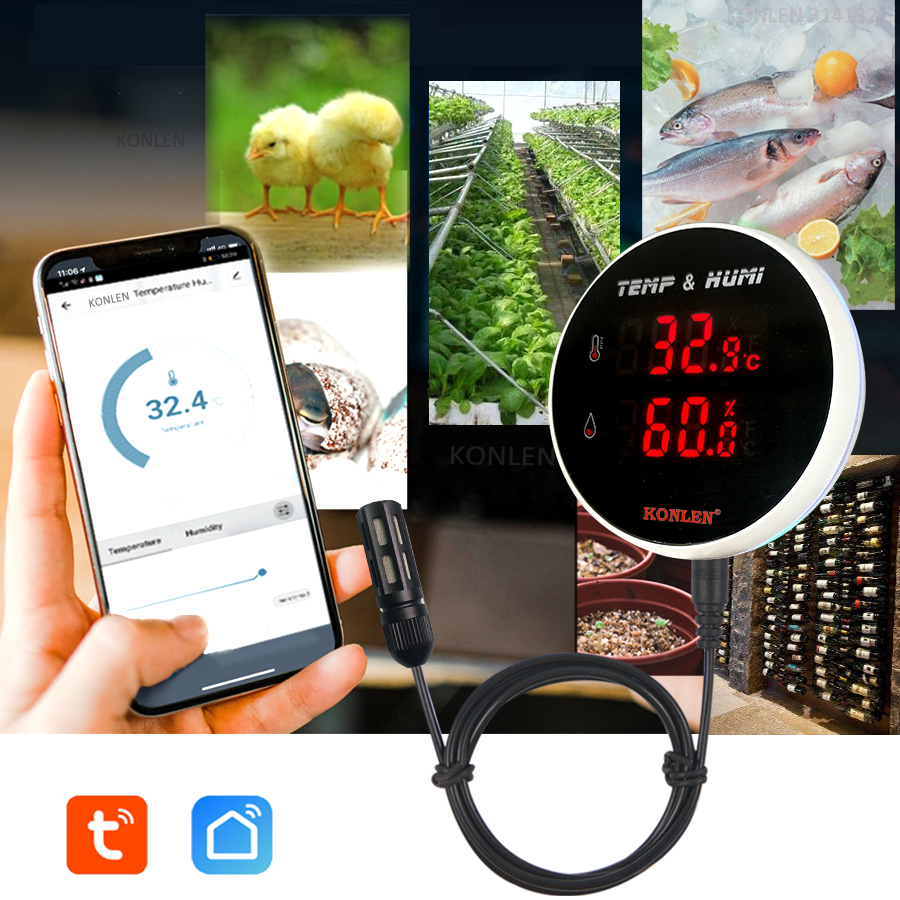 Tuya WIFI Temperature Humidity - Digital Hygrometer Probe recensie en prijs