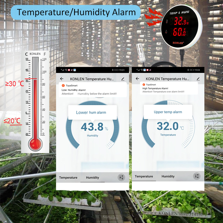 Tuya WIFI Temperature Humidity - Digital Hygrometer Probe recensie en prijs