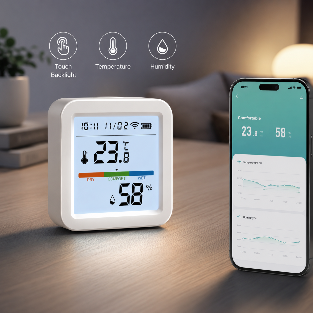 Tuya WiFi Temperature Humidity - Digital Hygrometer Probe recensie en prijs