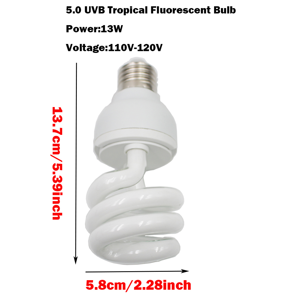 Reptile 5.0 UVB Lamp Bulb Ligh - Calcium Powder Reptile recensie en prijs