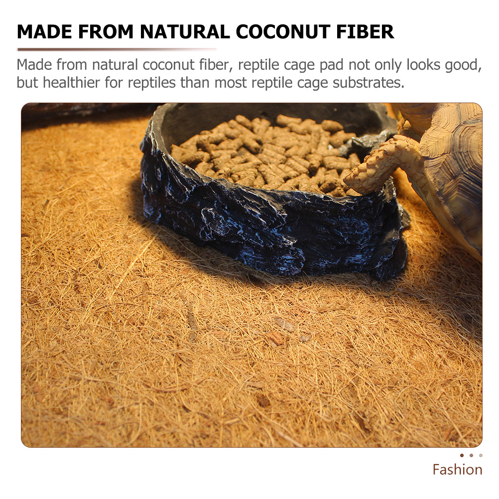 Terrarium Bedding Carpet Natur - Substrate Coconut Fiber recensie en prijs