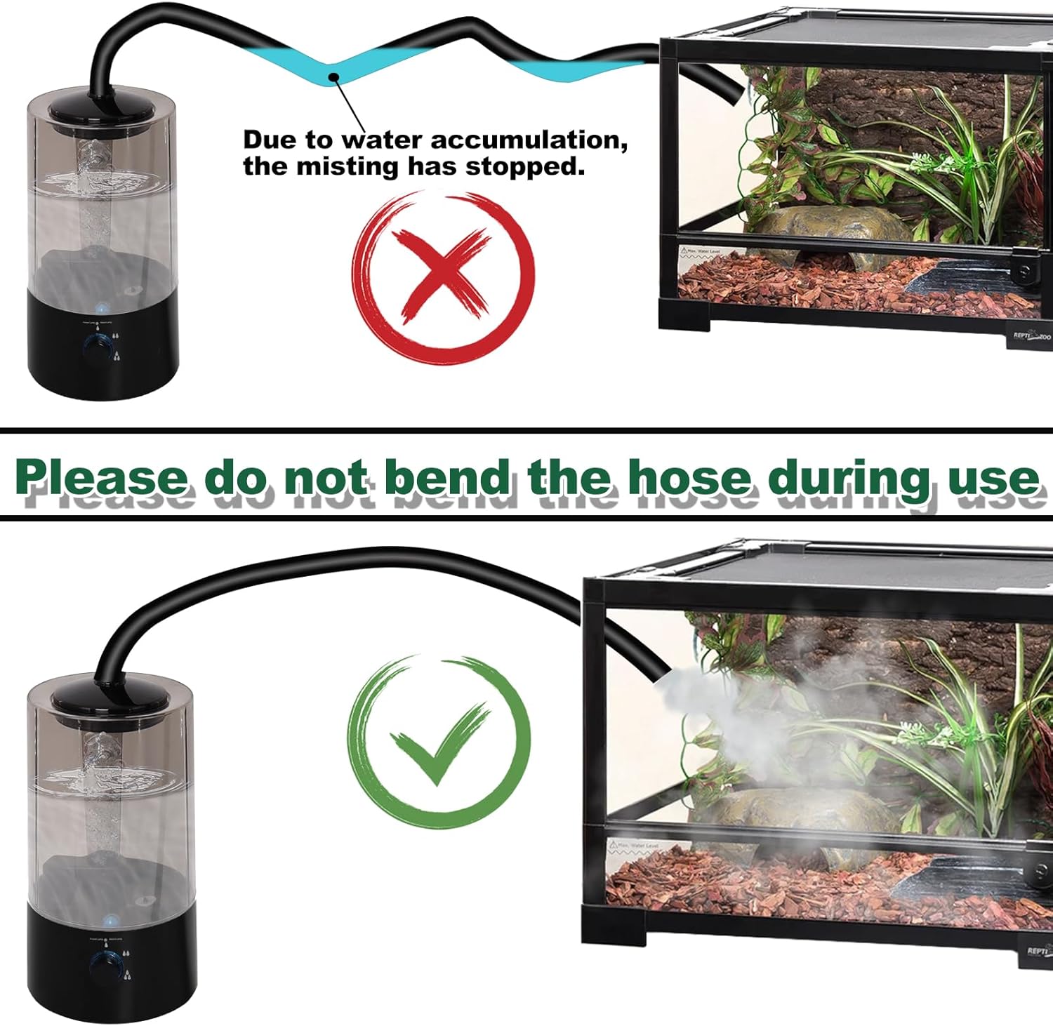 Reptile Humidifier Terrarium F - Terrarium Fogger Ultrasonic recensie en prijs