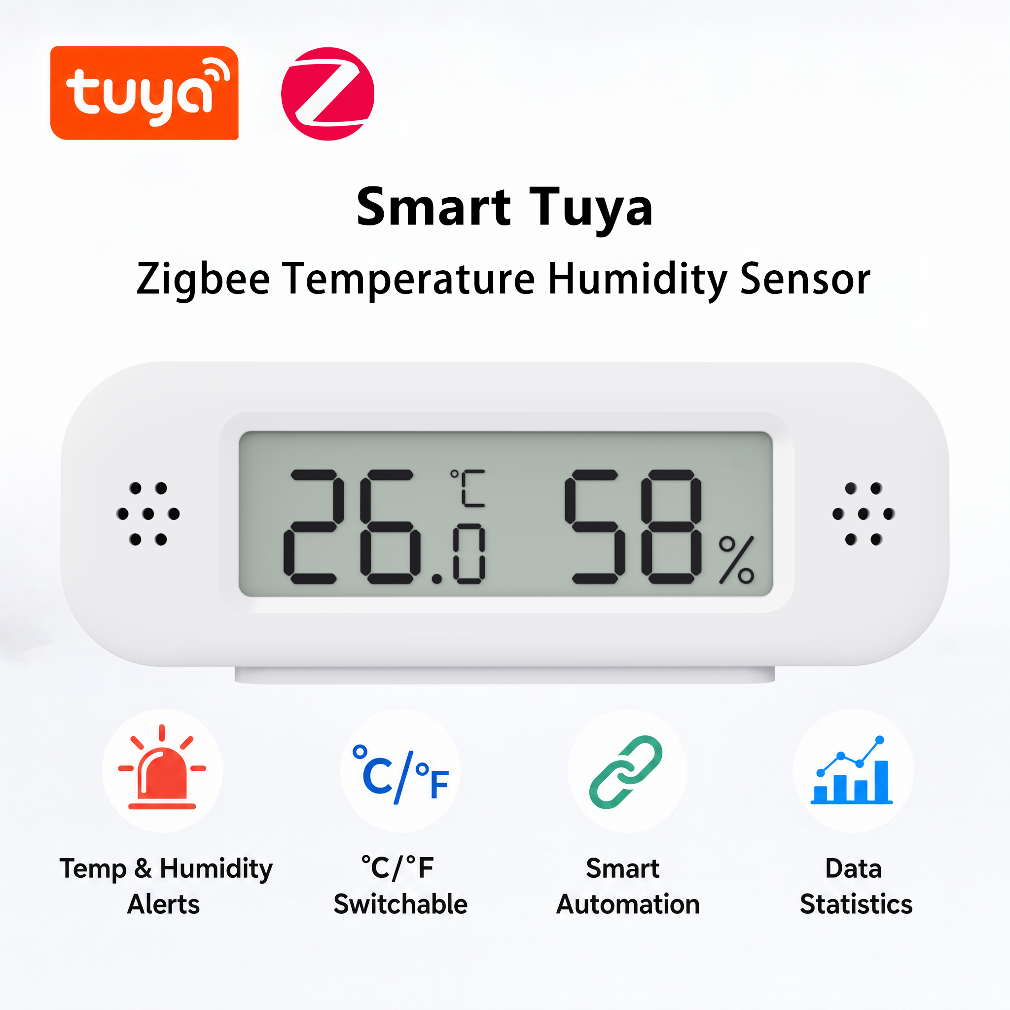 Tuya Zigbee 3.0 Mini Temperatu - Digital Hygrometer Probe recensie en prijs