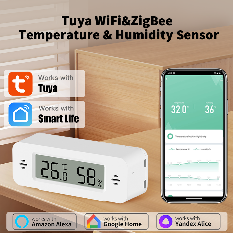Tuya WiFi/Zigbee Temperature H - Digital Hygrometer Probe recensie en prijs