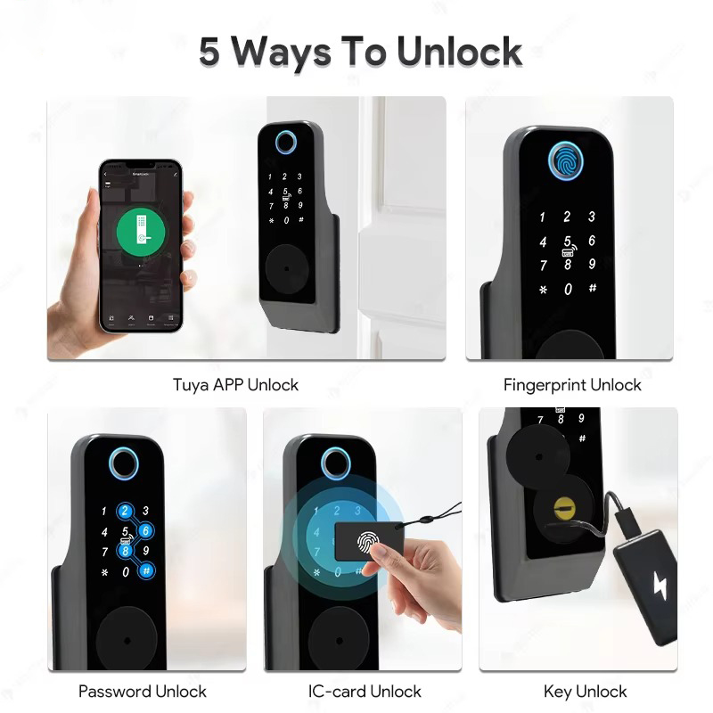 Waterproof Fingerprint Lock Tu - Glass Door Hinge recensie en prijs