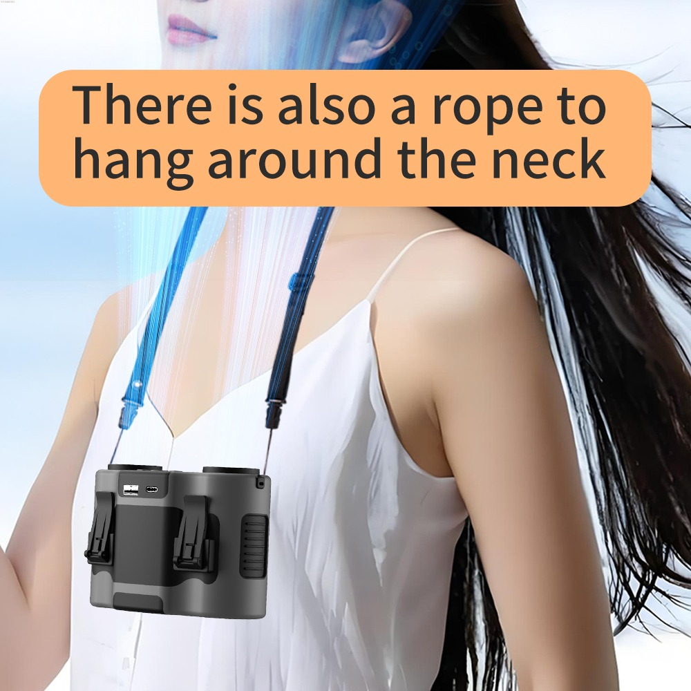Portable Waist Clip Fan 5-spee - Timer Dual Outlet recensie en prijs