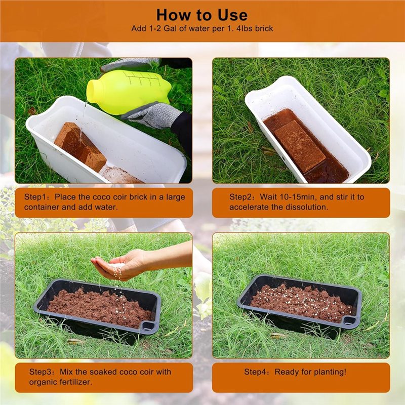 3 Pack Coco Coir Bricks, Coco  - Substrate Coconut Fiber recensie en prijs