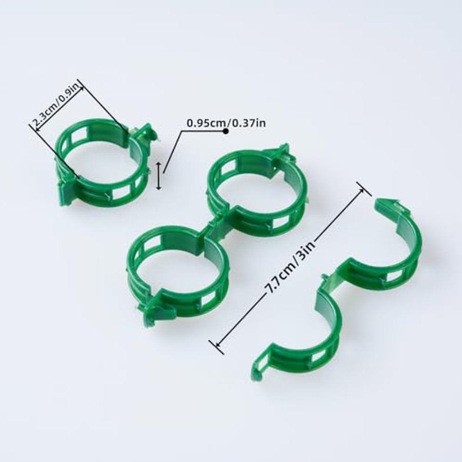 100 Pcs Plant Support Clips Pl - Vine Climbing Plastic recensie en prijs