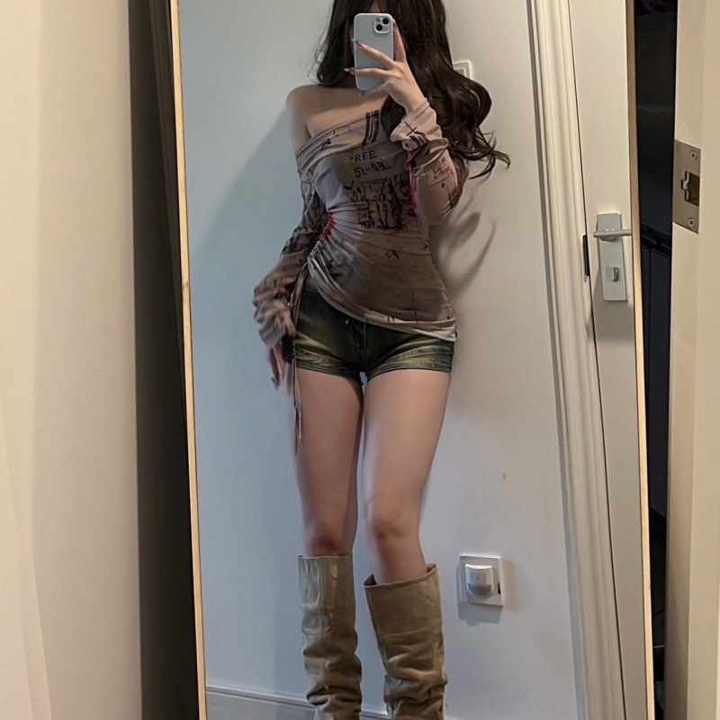 Long sleeved T-shirt spicy gir - Screen Top Mesh recensie en prijs