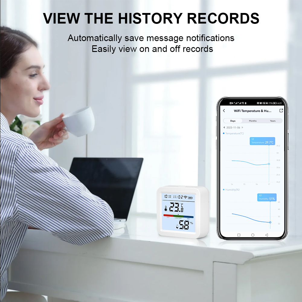 ONENUO Tuya WIFI Temperature H - Digital Hygrometer Probe recensie en prijs