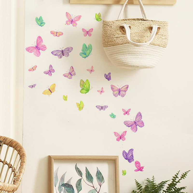 Romantic butterfly Wall Sticke - Pvc Panel Background recensie en prijs