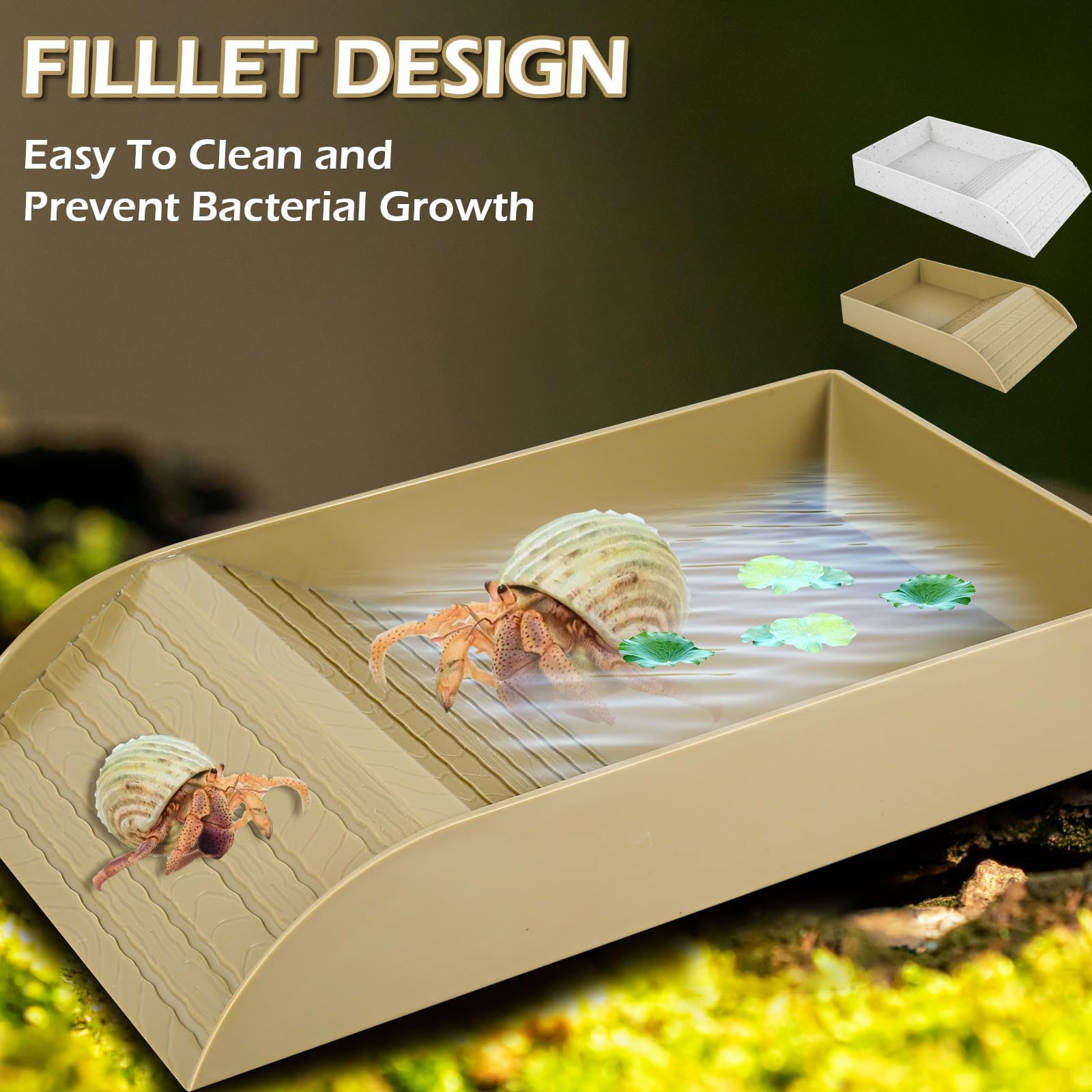 Anti Slip Tortoise Bath Dish T - Water Dish Reptile recensie en prijs