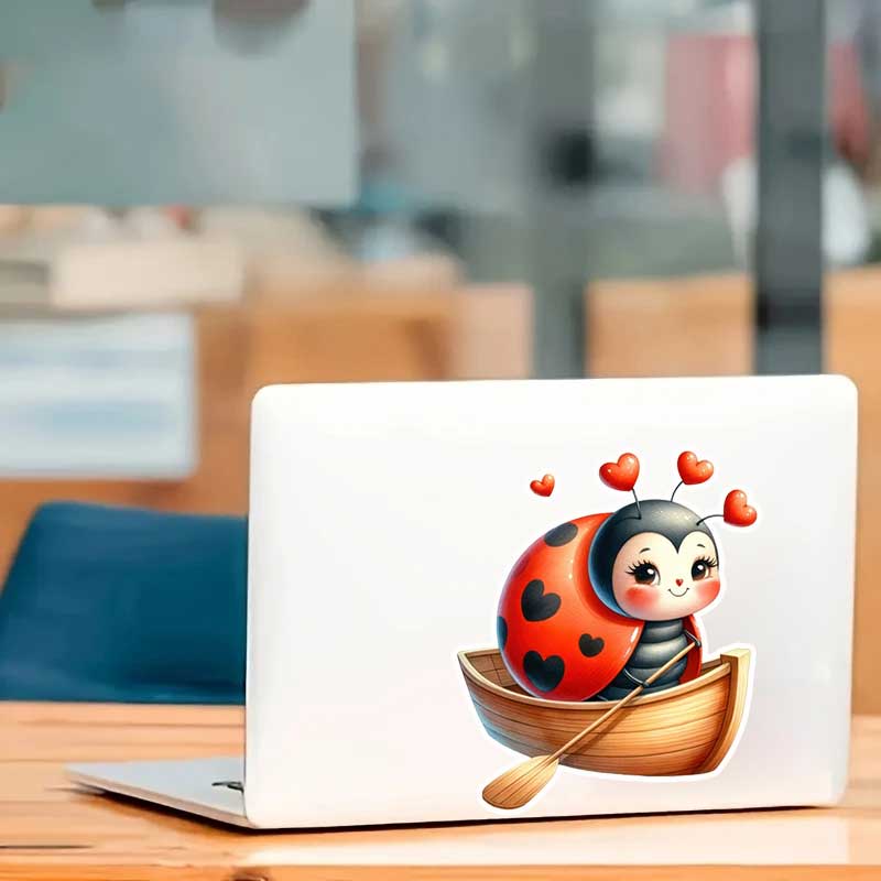 Cute Ladybug Wall Stickers Liv - Pvc Panel Background recensie en prijs