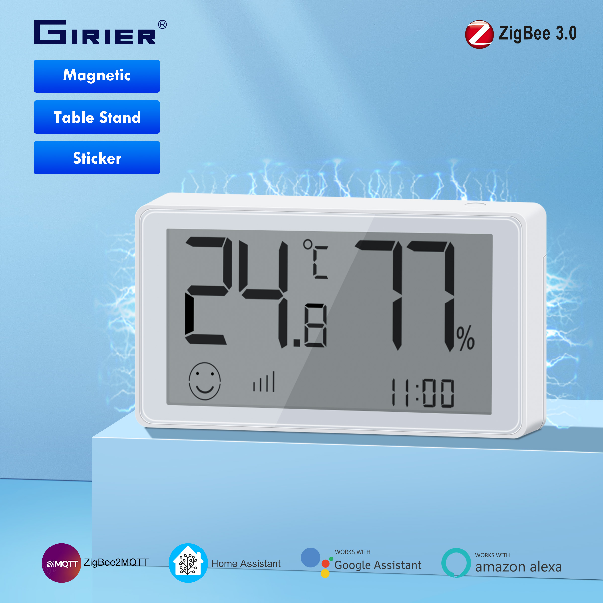 GIRIER ZigBee 3.0 Smart Temper - Digital Hygrometer Probe recensie en prijs
