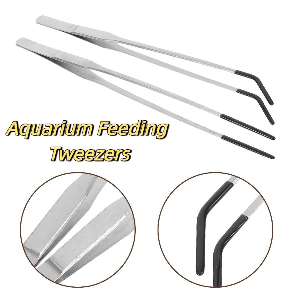 2Pcs Stainless Steel Aquarium  - Feeding Tong Stainless recensie en prijs