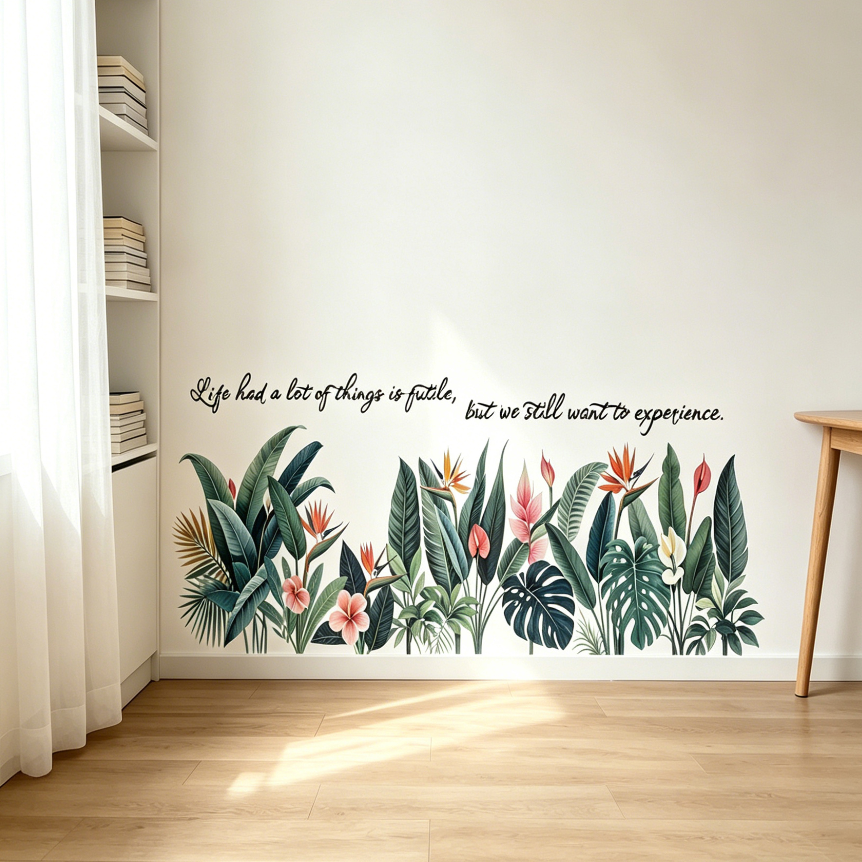 Tropical background wall stick - Pvc Panel Background recensie en prijs