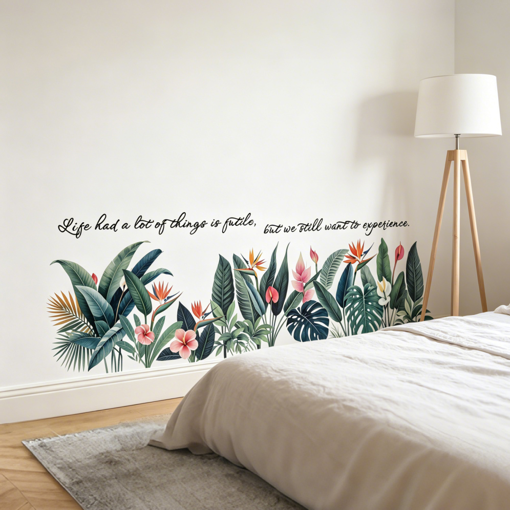 Tropical background wall stick - Pvc Panel Background recensie en prijs