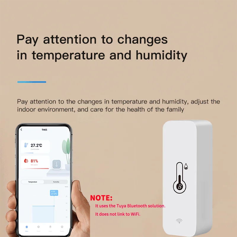 Smart Temperature Humidity Sen - Digital Hygrometer Probe recensie en prijs