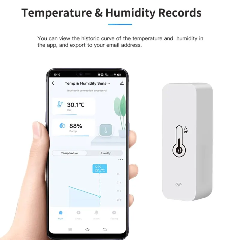 Smart Temperature Humidity Sen - Digital Hygrometer Probe recensie en prijs