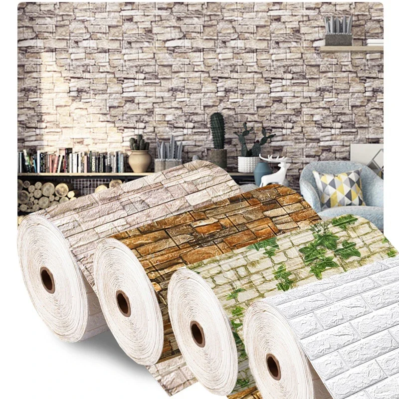 70cmx1/3/5/10M 3D Foam Brick W - Pvc Panel Background recensie en prijs