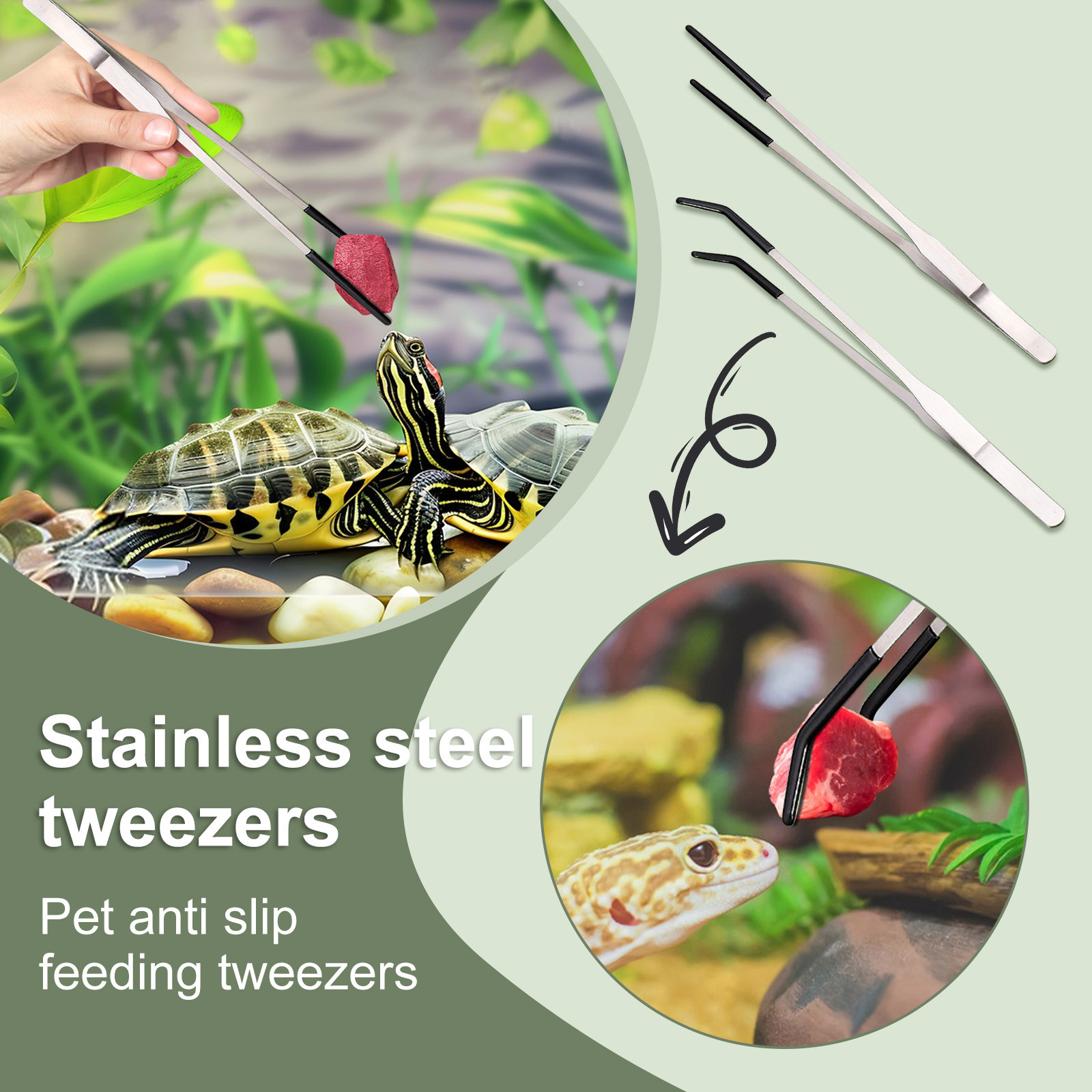 Stainless Steel Reptile Feedin - Feeding Tong Stainless recensie en prijs