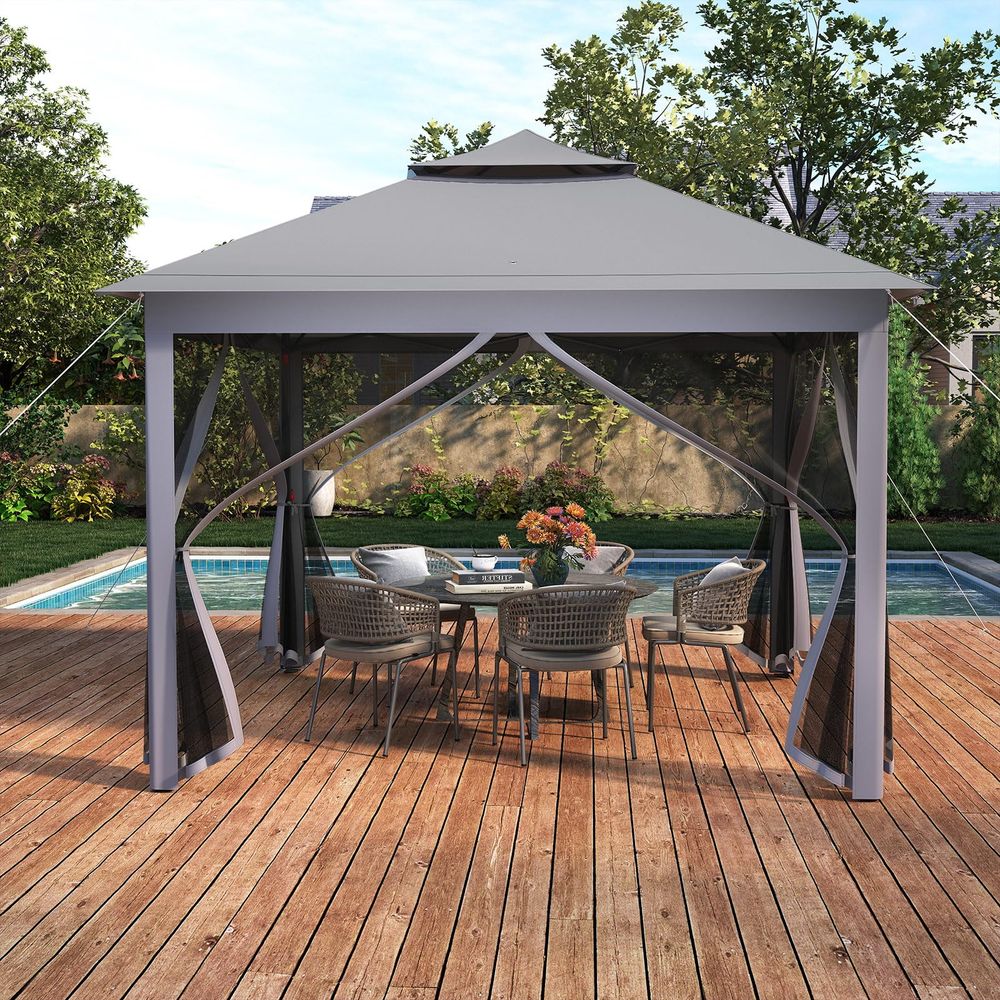 ft 11 ft Pop up Gazebo, Portab - Screen Top Mesh recensie en prijs
