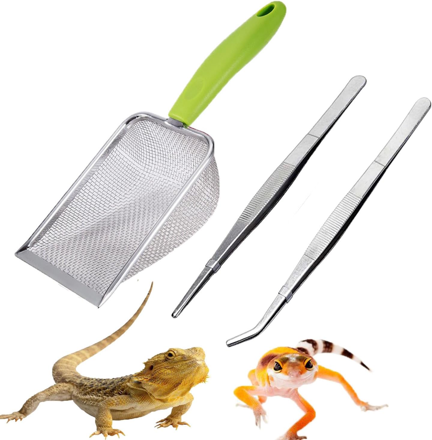 Reptile Sand Scoop Set - Fine  - Feeding Tong Stainless recensie en prijs