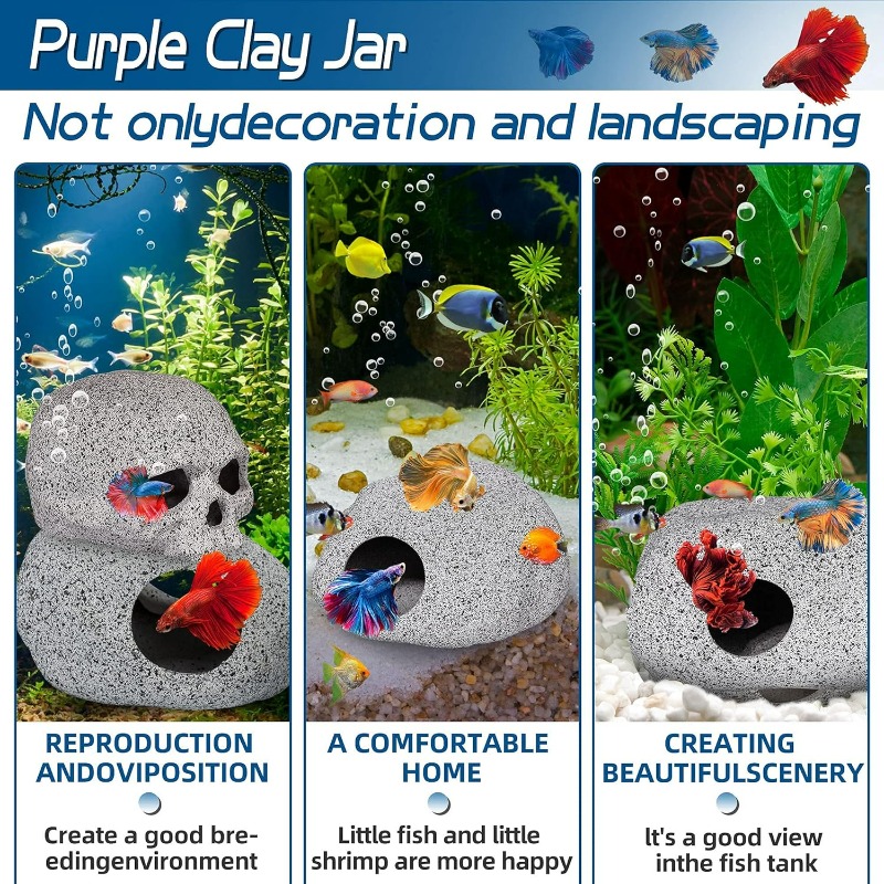 Aquarium Decorations Cave Fish - Hide Cave Ceramic recensie en prijs
