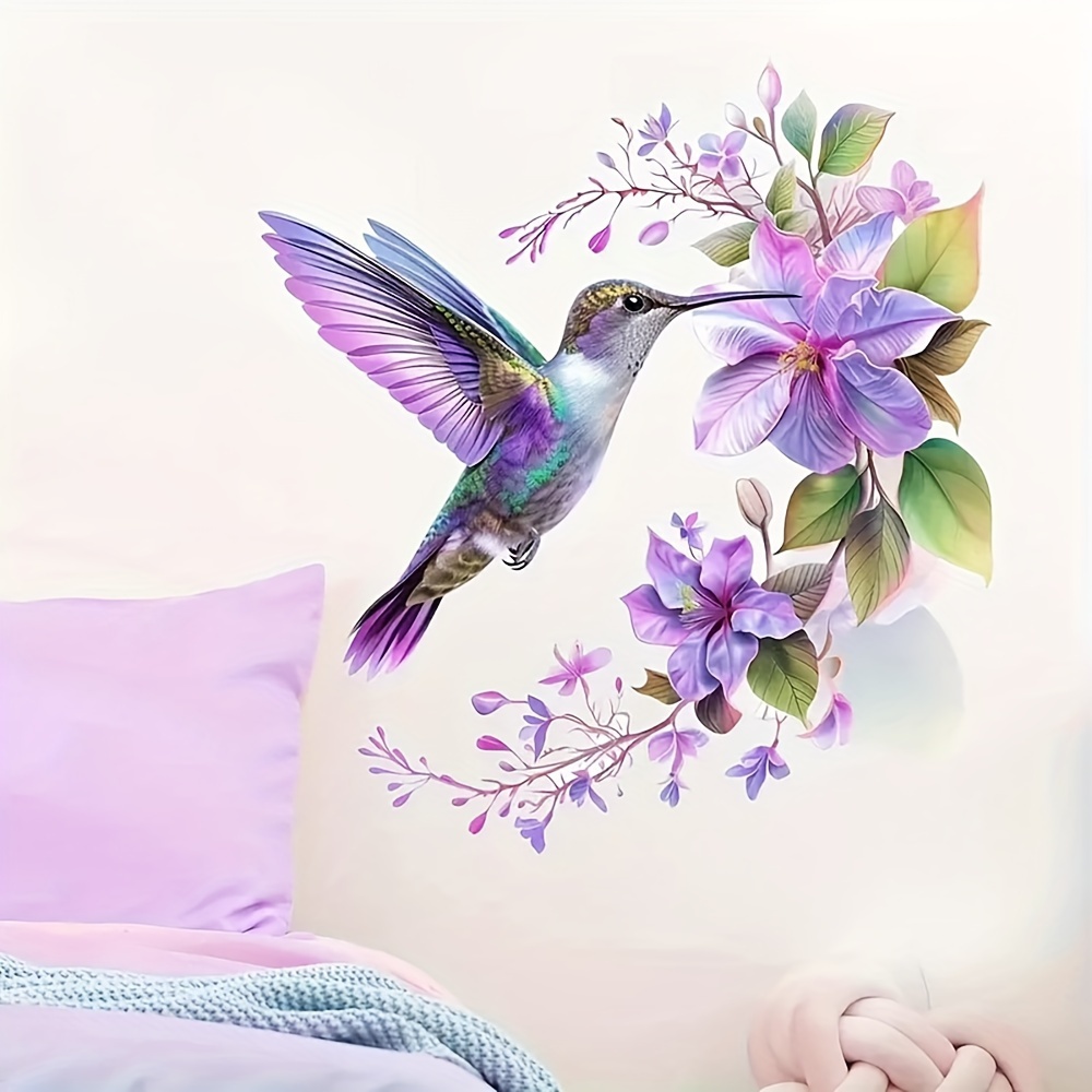 1 Purple Flower and Hummingbir - Pvc Panel Background recensie en prijs