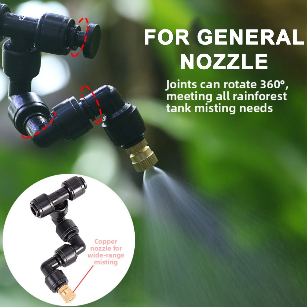 2 PCS Black Atomizing Nozzle 3 - Misting Nozzle Reptile recensie en prijs