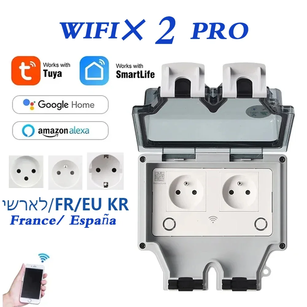 Tuya Waterproof Electrical Wal - Timer Dual Outlet recensie en prijs