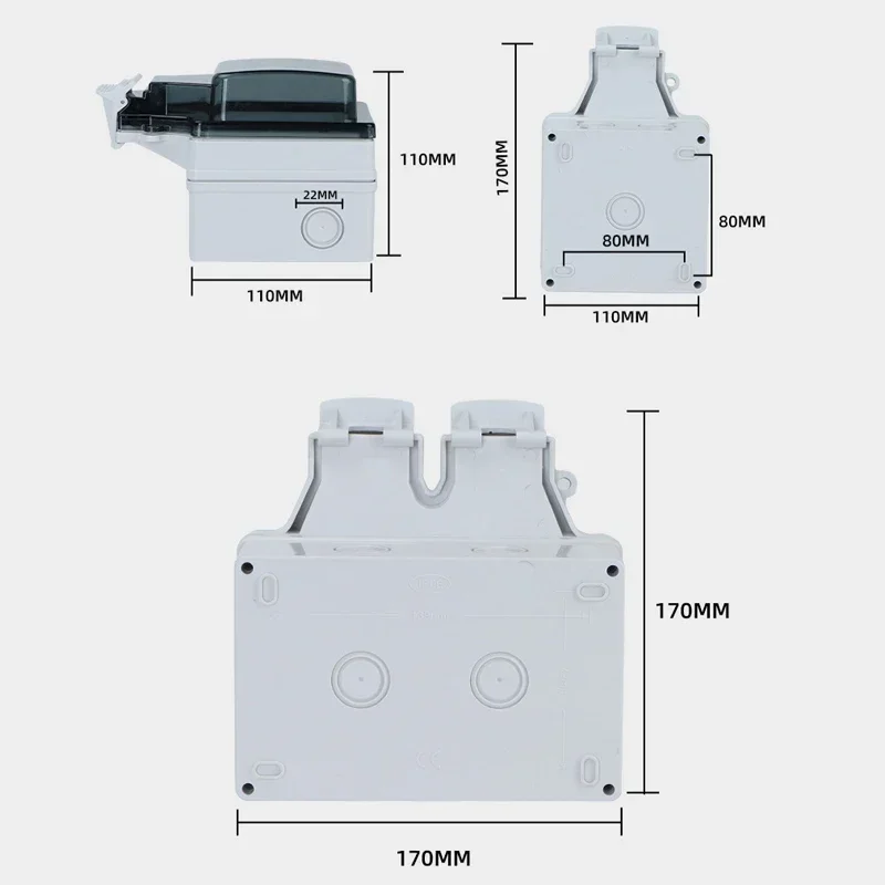 Tuya Waterproof Electrical Wal - Timer Dual Outlet recensie en prijs