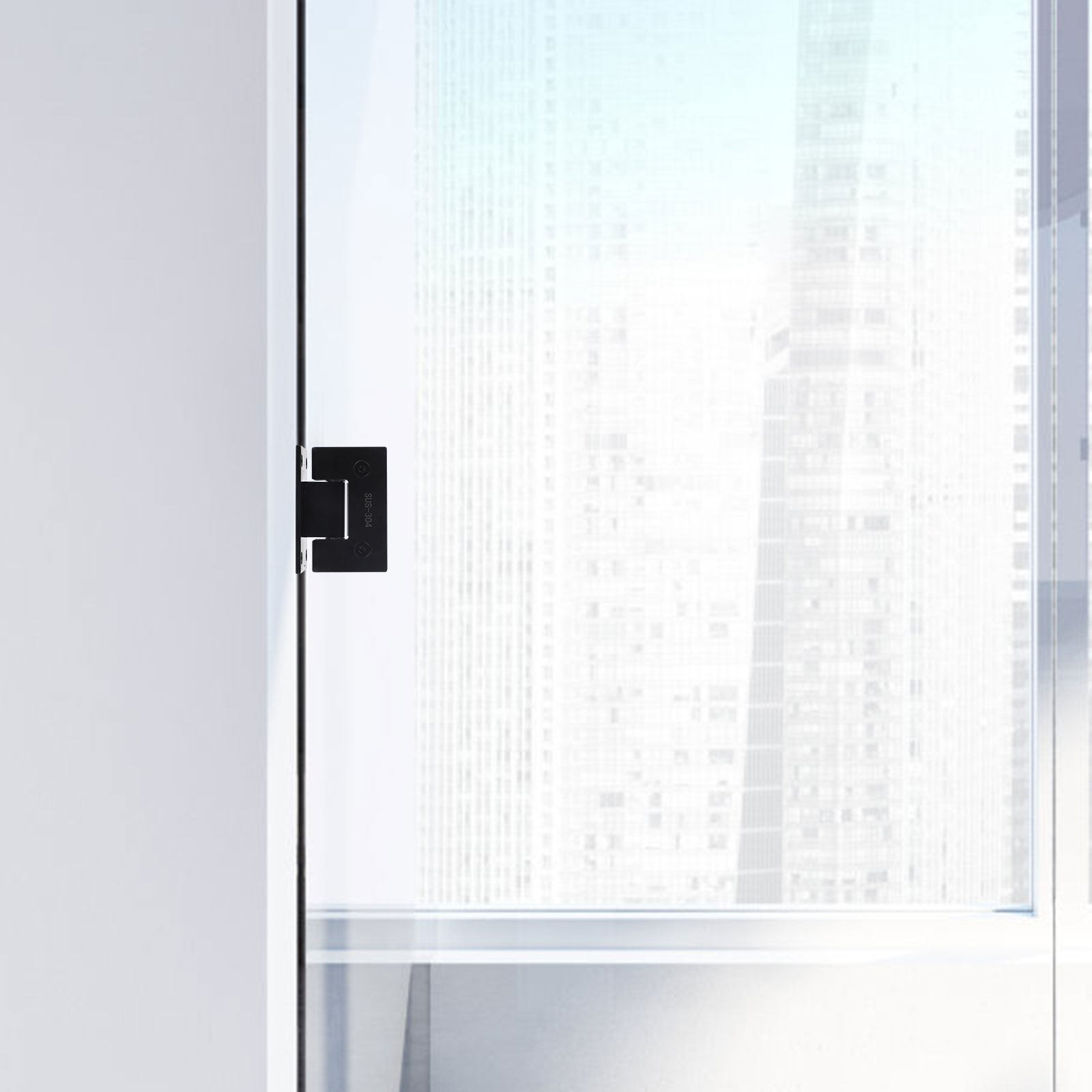 1Pcs Glass Door Clamp Bathroom - Glass Door Hinge recensie en prijs