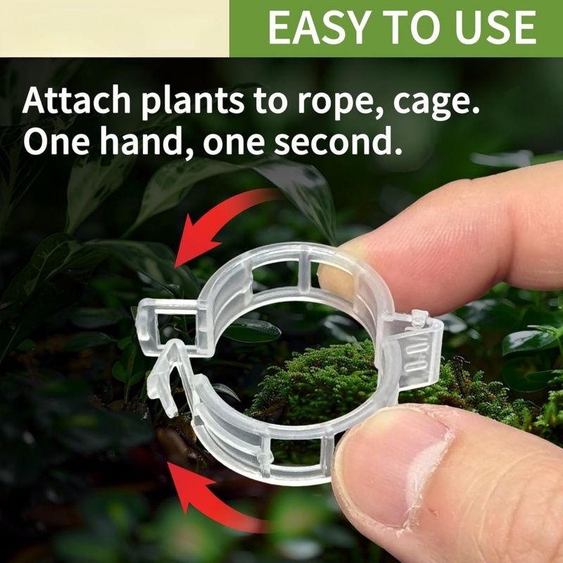 500Pcs Plastic Plant Support C - Vine Climbing Plastic recensie en prijs