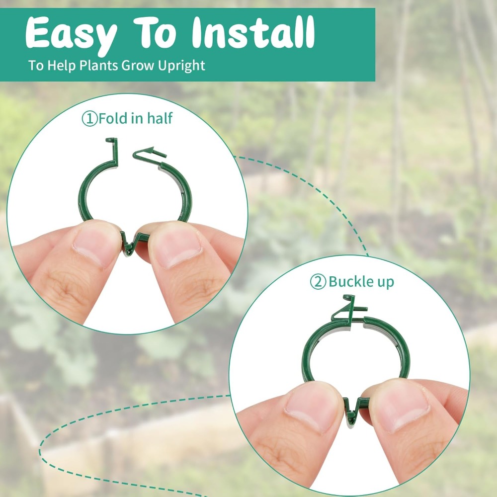 100 Pcs Plant Support Clips fo - Vine Climbing Plastic recensie en prijs