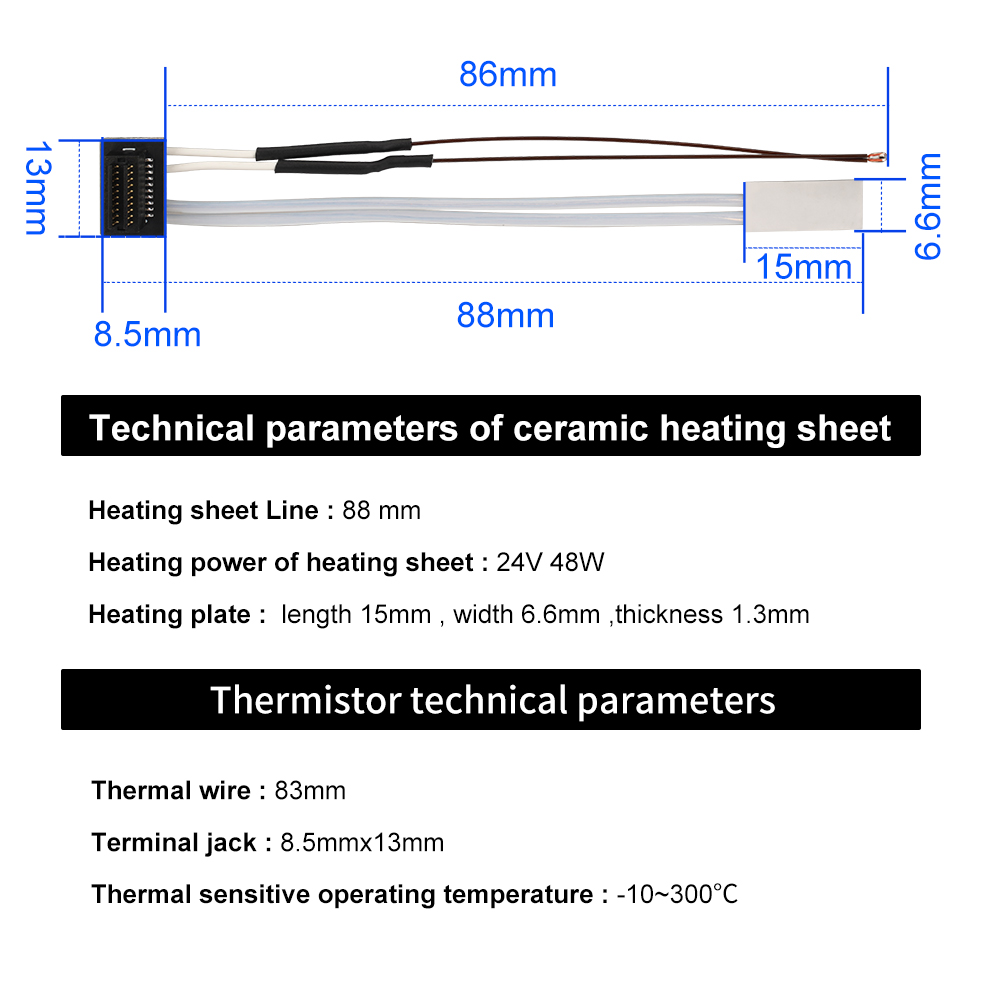 For Bambu Lab Hotend V2.0 V3.0 - Ceramic Heat Emitter recensie en prijs