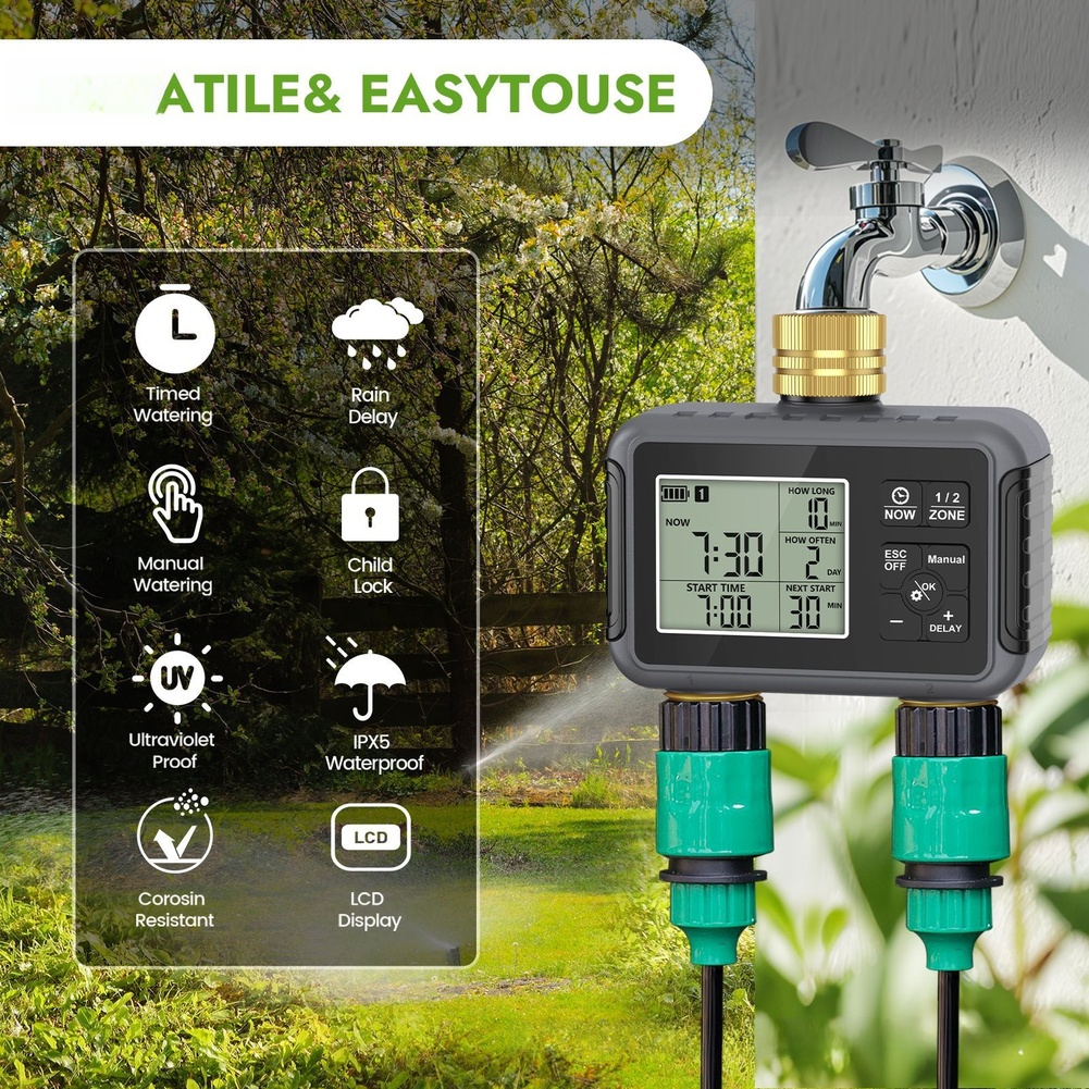 Automatic Controller Battery O - Timer Dual Outlet recensie en prijs