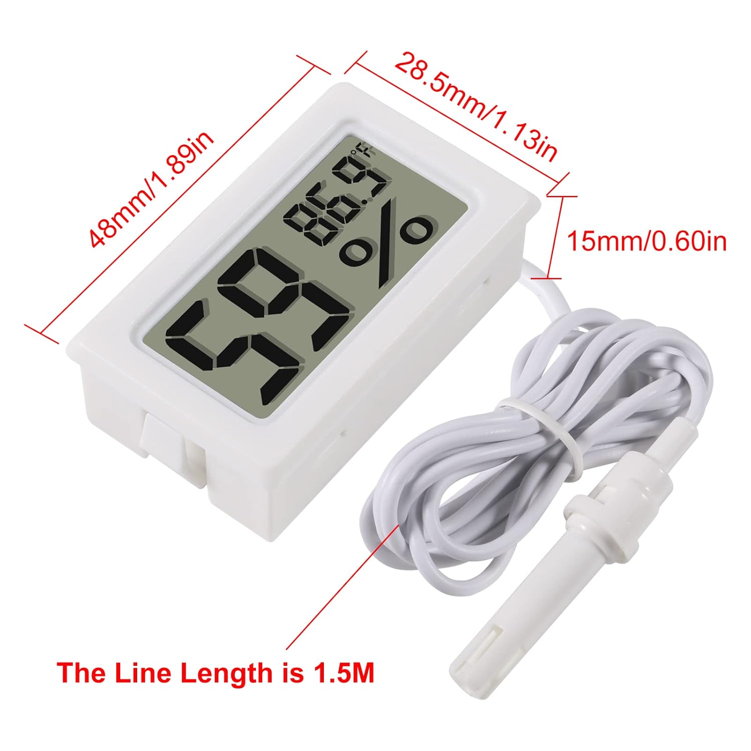 2pcs Mini Digital Hygrometer T - Digital Hygrometer Probe recensie en prijs