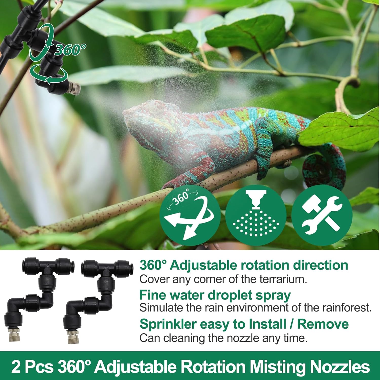 Reptile Humidifiers Smart Mist - Misting Nozzle Reptile recensie en prijs